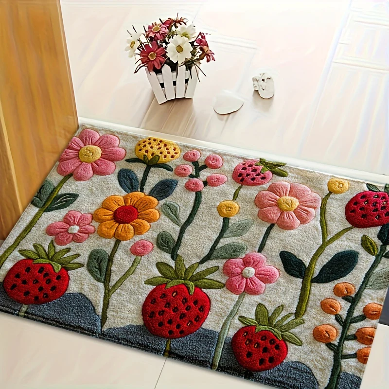 3d three-dimensional flower non-slip mat imitation cashmere floor mat entry door dirty easy to take care of bathroom
3d three-dimensional flower non-slip mat imitation cashmere floor mat entry door dirty easy to take care of bathroom