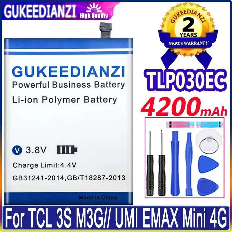 Mobile Phone Battery TLP030EC 4200mAh For Tcl 3S M3G For Umi Emax Mini 4G Lte Snapdragon 615 Octa Core 5.0" Fhd 1920x
Mobile Phone Battery TLP030EC 4200mAh For Tcl 3S M3G For Umi Emax Mini 4G Lte Snapdragon 615 Octa Core 5.0" Fhd 1920x