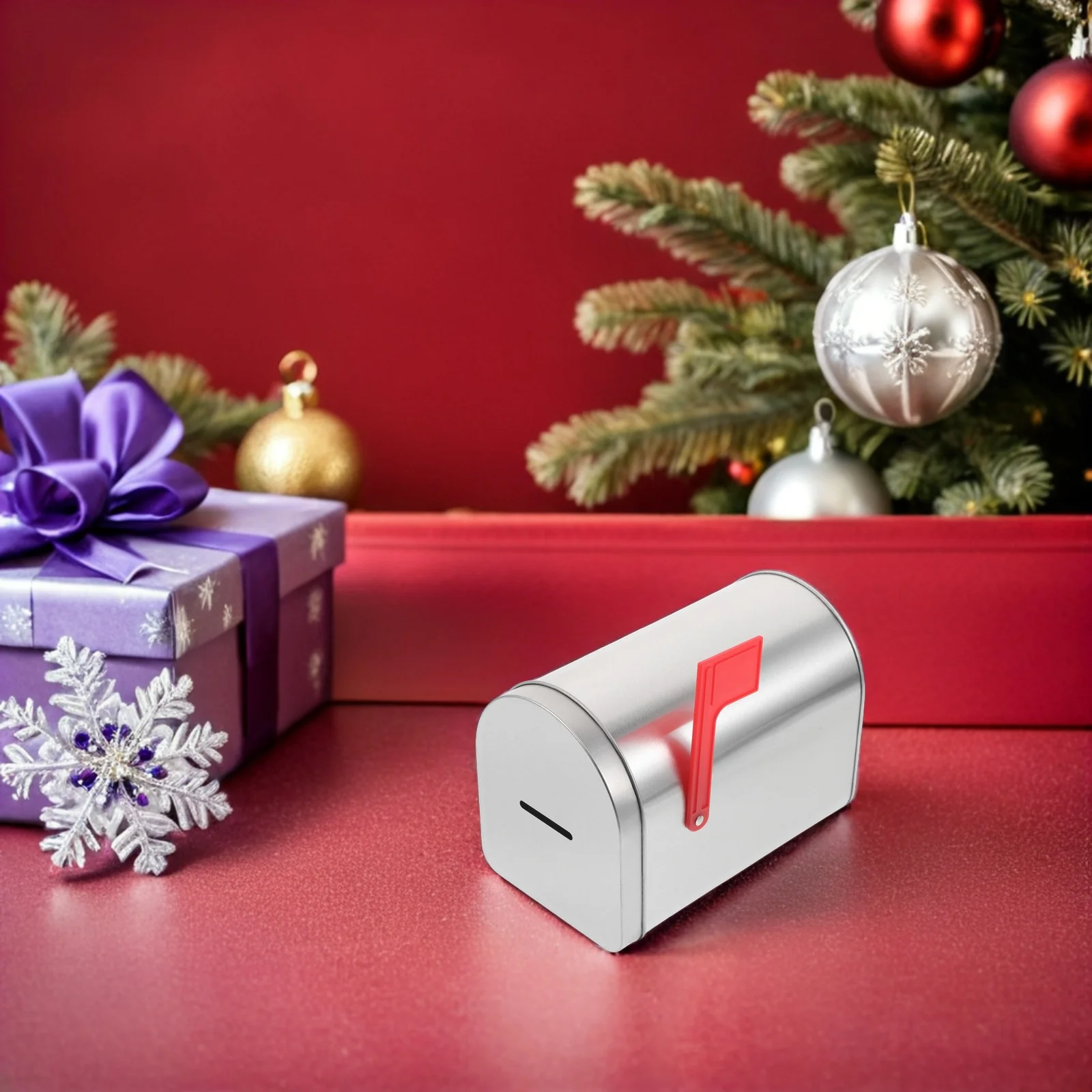 2pcs Tinplate Mailbox Piggy Bank Candy Box Biscuit Storage Container For Holiday Cookie Jar Metal Money Box
2pcs Tinplate Mailbox Piggy Bank Candy Box Biscuit Storage Container For Holiday Cookie Jar Metal Money Box