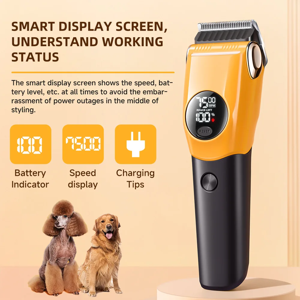 New hot-selling pet dog beauty shaver intelligent digital hair clipper cat and dog universal pet hair clipper
New hot-selling pet dog beauty shaver intelligent digital hair clipper cat and dog universal pet hair clipper