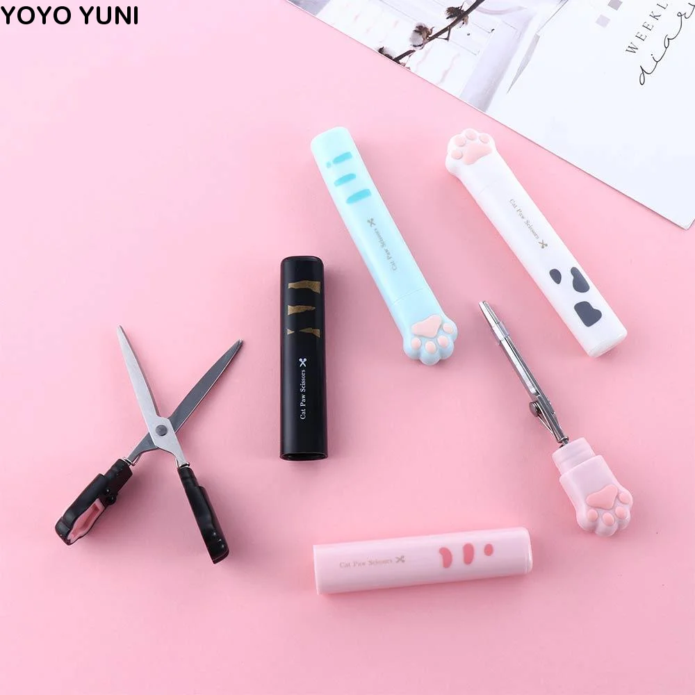 School Supplies Stationery Novelty Girl Gift Kawaii Portable Cat Paw Scissors Hand Scissors Stainless Steel Folding Design
School Supplies Stationery Novelty Girl Gift Kawaii Portable Cat Paw Scissors Hand Scissors Stainless Steel Folding Design