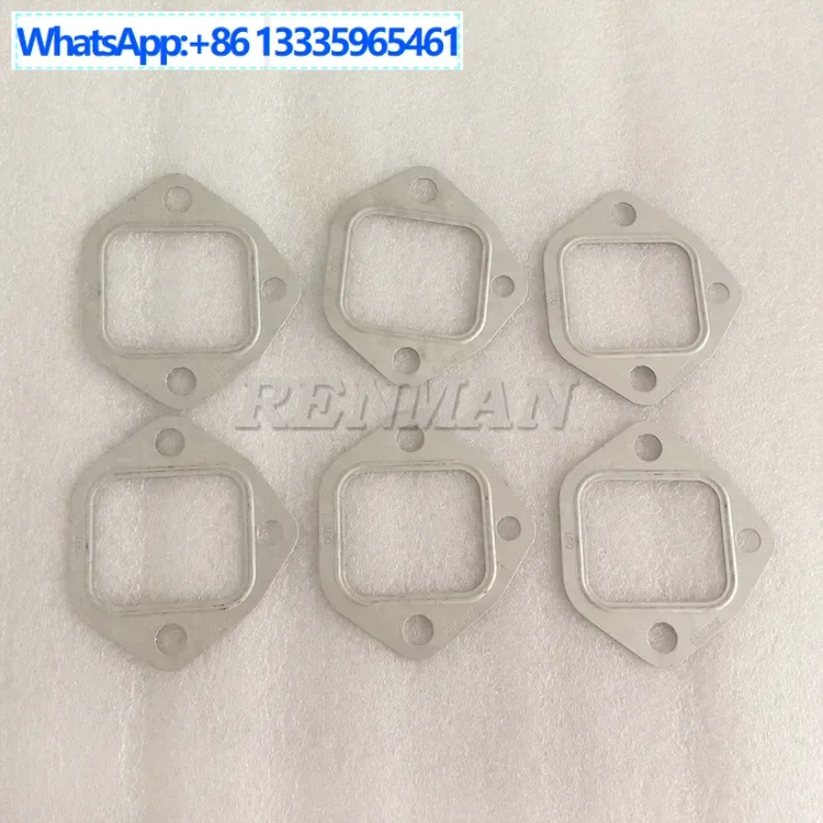 5Pcs Cummins NT855 exhaust pipe gasket 3020943 special exhaust manifold gasket for diesel generator set 
5Pcs Cummins NT855 exhaust pipe gasket 3020943 special exhaust manifold gasket for diesel generator set