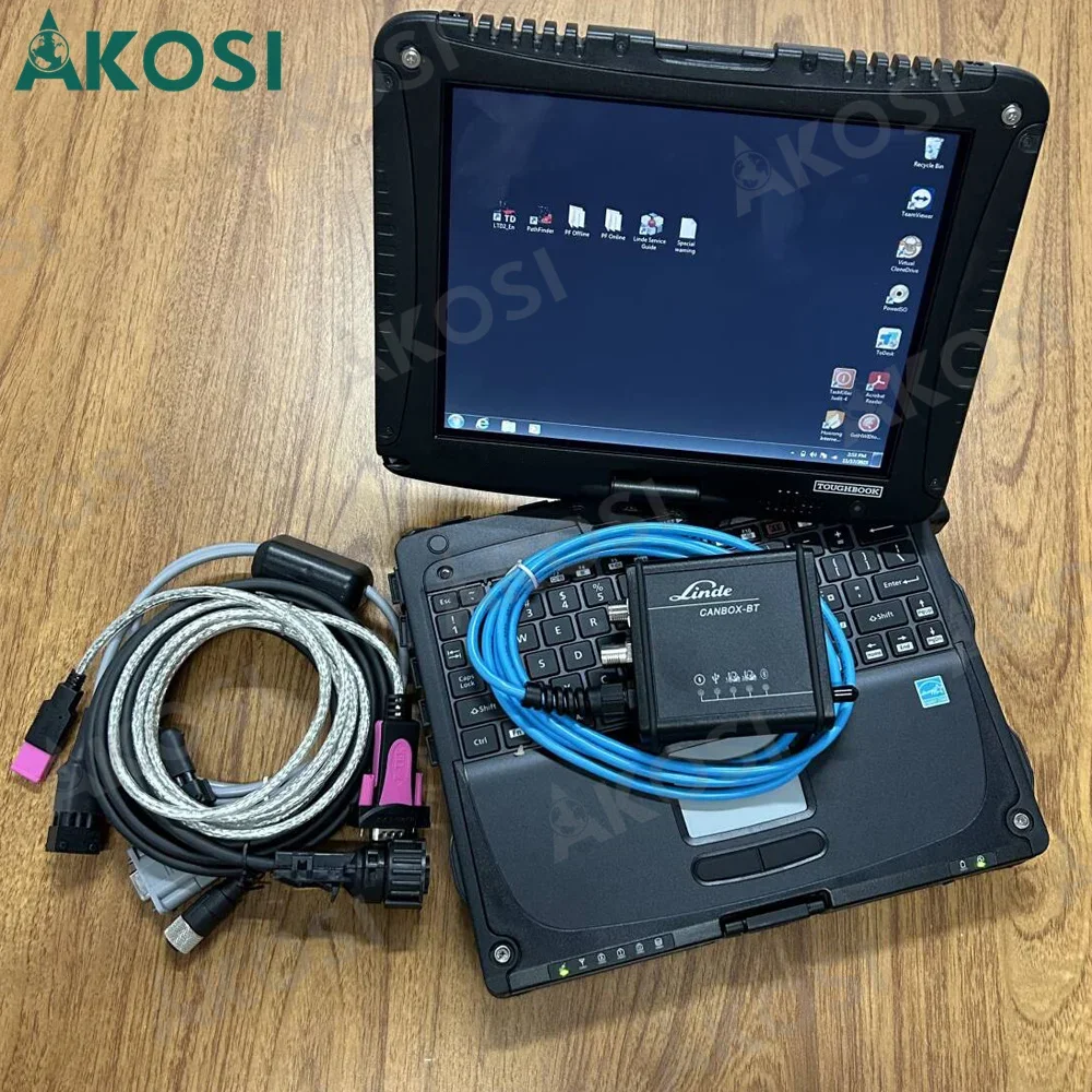 For Linde BT Kit Linde Pathfinder LSG USB CANBOXForklift Adapter Service Box Truck Scanner Diagnostic Tool + CF19 laptop
For Linde BT Kit Linde Pathfinder LSG USB CANBOXForklift Adapter Service Box Truck Scanner Diagnostic Tool + CF19 laptop