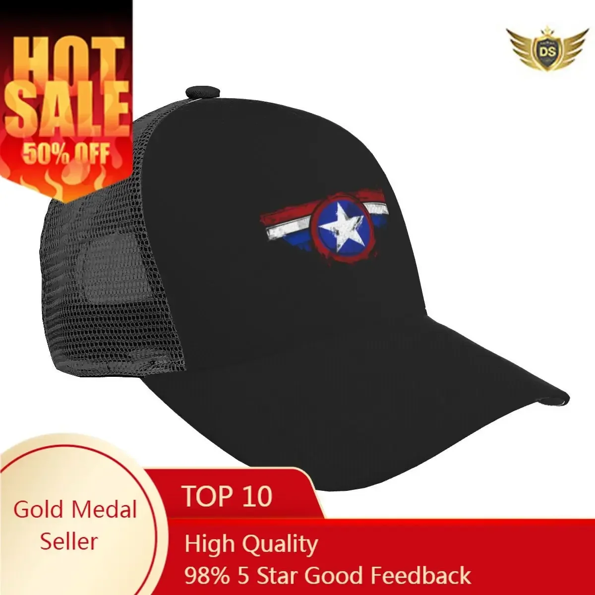 Summer Unisex Baseball Cap Male Female Breathable Mesh Snapback Hat American Shield Casual Sport Hat
Summer Unisex Baseball Cap Male Female Breathable Mesh Snapback Hat American Shield Casual Sport Hat