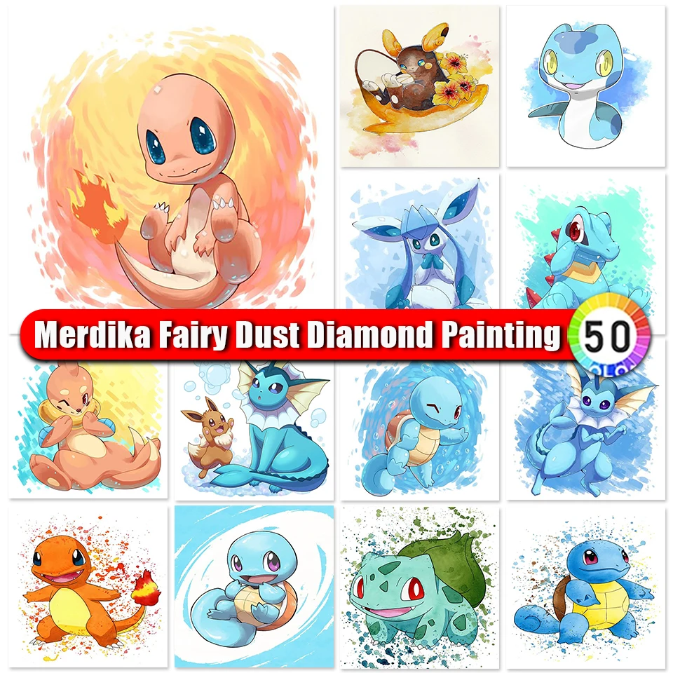 Merdika Fairy Dust Diamond Painting Pokemon New Collection 2024 Full Diamond Embroidery 5D DIY Zipper Bag Kits Home Decoration
Merdika Fairy Dust Diamond Painting Pokemon New Collection 2024 Full Diamond Embroidery 5D DIY Zipper Bag Kits Home Decoration
