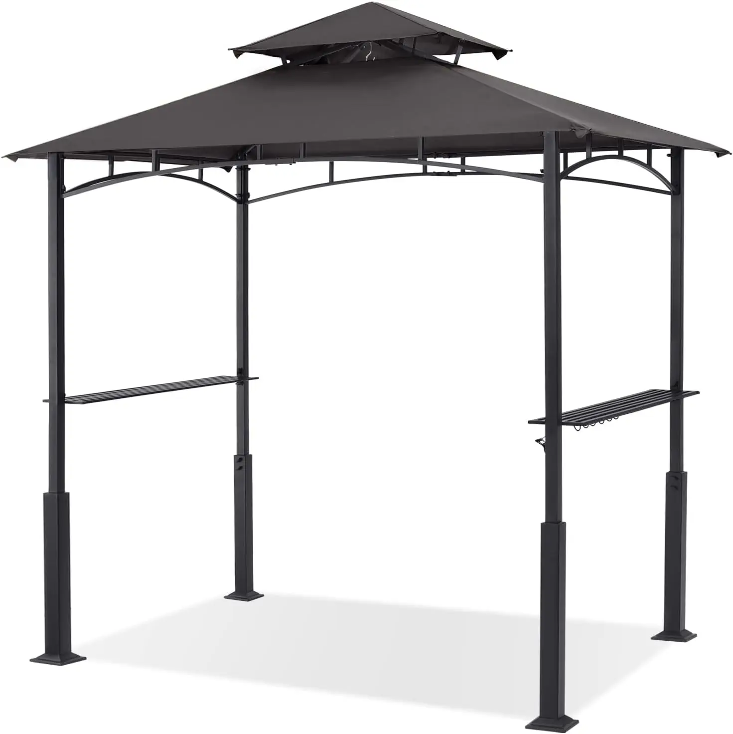 8x5 Grill Gazebo - Outdoor BBQ Canopy Shelter with Led Light for Patio Backyard Grilling (Dark Gray)
8x5 Grill Gazebo - Outdoor BBQ Canopy Shelter with Led Light for Patio Backyard Grilling (Dark Gray)