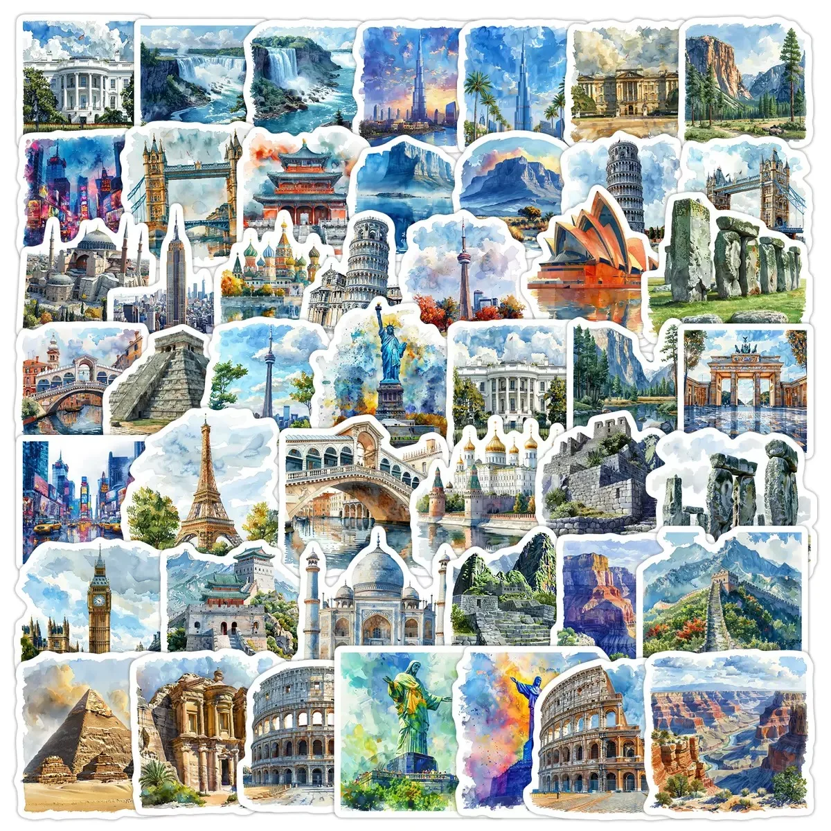 10/50Pcs World Famous City Architecture Stickers Travel Scenery Decals DIY Kids Toy Graffiti for Phone Luggage Laptop Sticker
10/50Pcs World Famous City Architecture Stickers Travel Scenery Decals DIY Kids Toy Graffiti for Phone Luggage Laptop Sticker