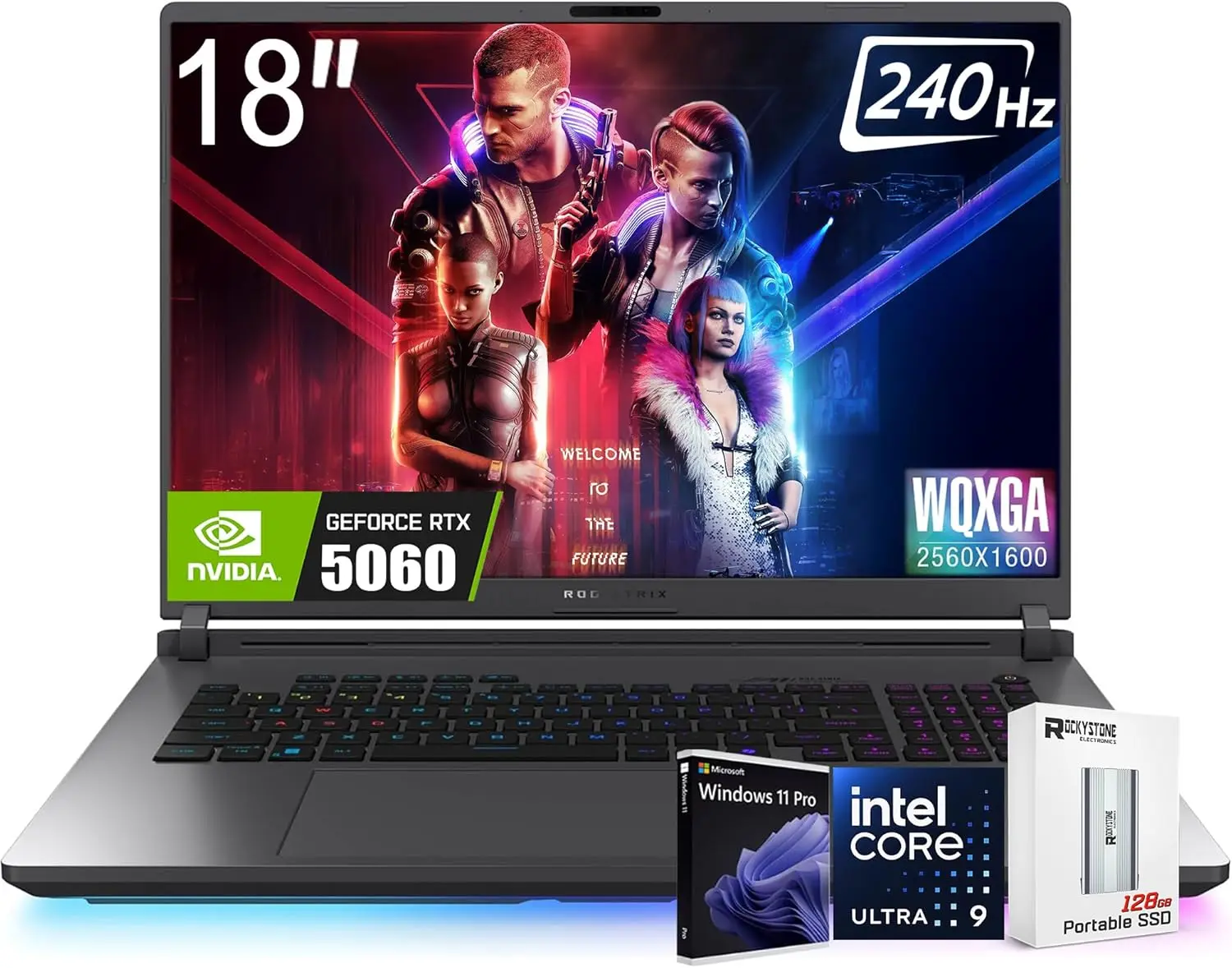 ASUS ROG Strix G18 G815 Intel 24-core Ultra 9 275HX GeForce RTX 5060 RGB Backlit Wi-Fi7,Win11Pro W/128 PSD, 64GB | 2TB SSD
ASUS ROG Strix G18 G815 Intel 24-core Ultra 9 275HX GeForce RTX 5060 RGB Backlit Wi-Fi7,Win11Pro W/128 PSD, 64GB | 2TB SSD