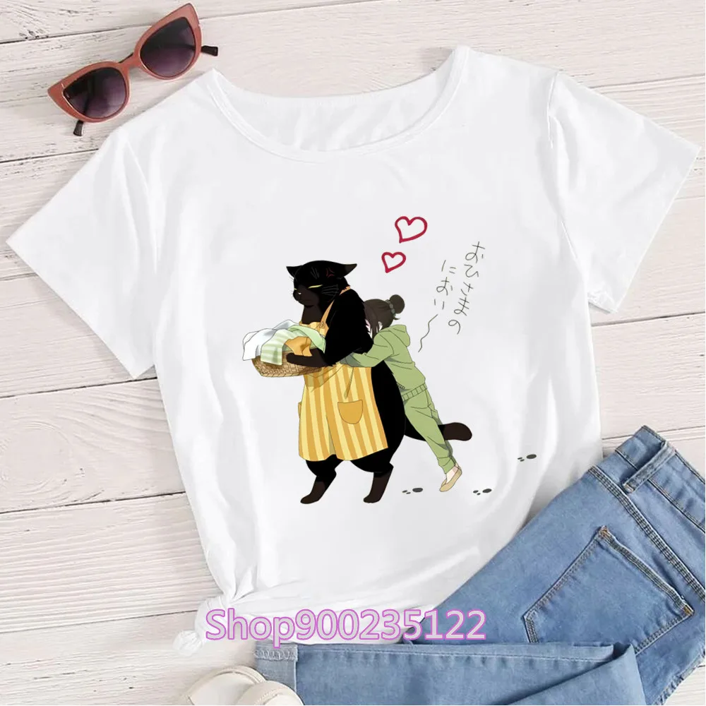 Kawaii Black Cat T Shirt Women Printed Graphic shirts Cartoon Tops Tee The masterful vat is depressed again today Tshirt Clothes
Kawaii Black Cat T Shirt Women Printed Graphic shirts Cartoon Tops Tee The masterful vat is depressed again today Tshirt Clothes