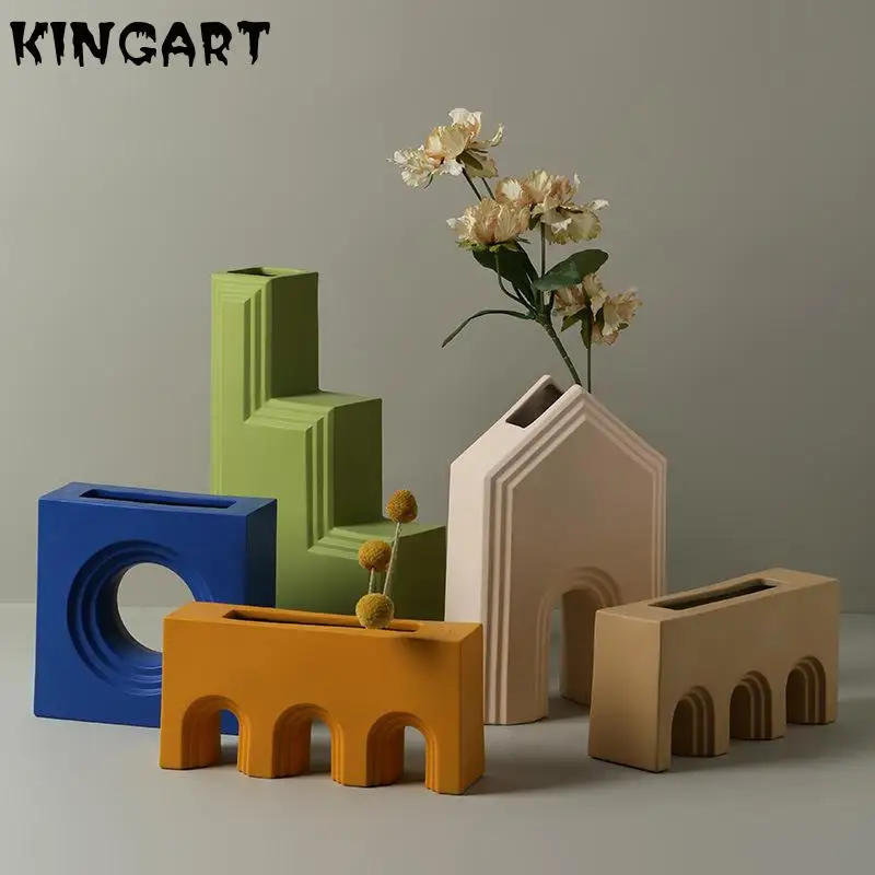 Ceramics Art Vase Nordic Design Flower Vase Container Living Room Bedroom Vase Home Decoration Desktop Vase For Flower K337
Ceramics Art Vase Nordic Design Flower Vase Container Living Room Bedroom Vase Home Decoration Desktop Vase For Flower K337
