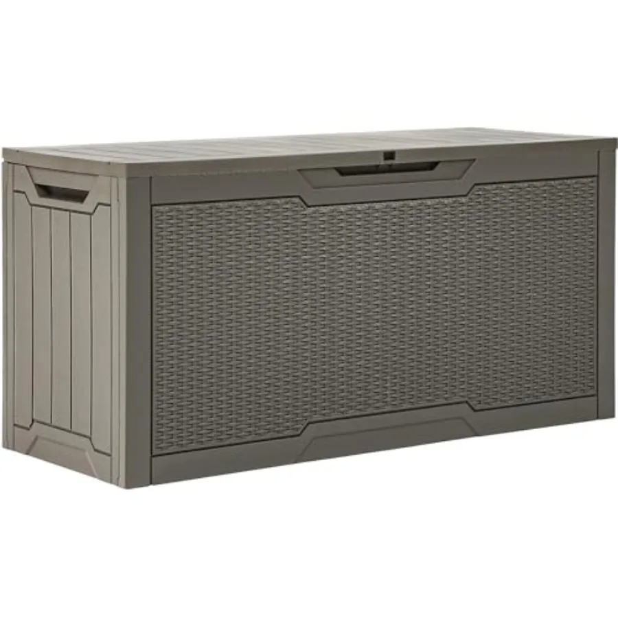 80 Gallon Outdoor Storage Box Large Water Resistant Resin Deck Box Indoor Outdoor Lockable Rattan Storage Container for Patio G
80 Gallon Outdoor Storage Box Large Water Resistant Resin Deck Box Indoor Outdoor Lockable Rattan Storage Container for Patio G