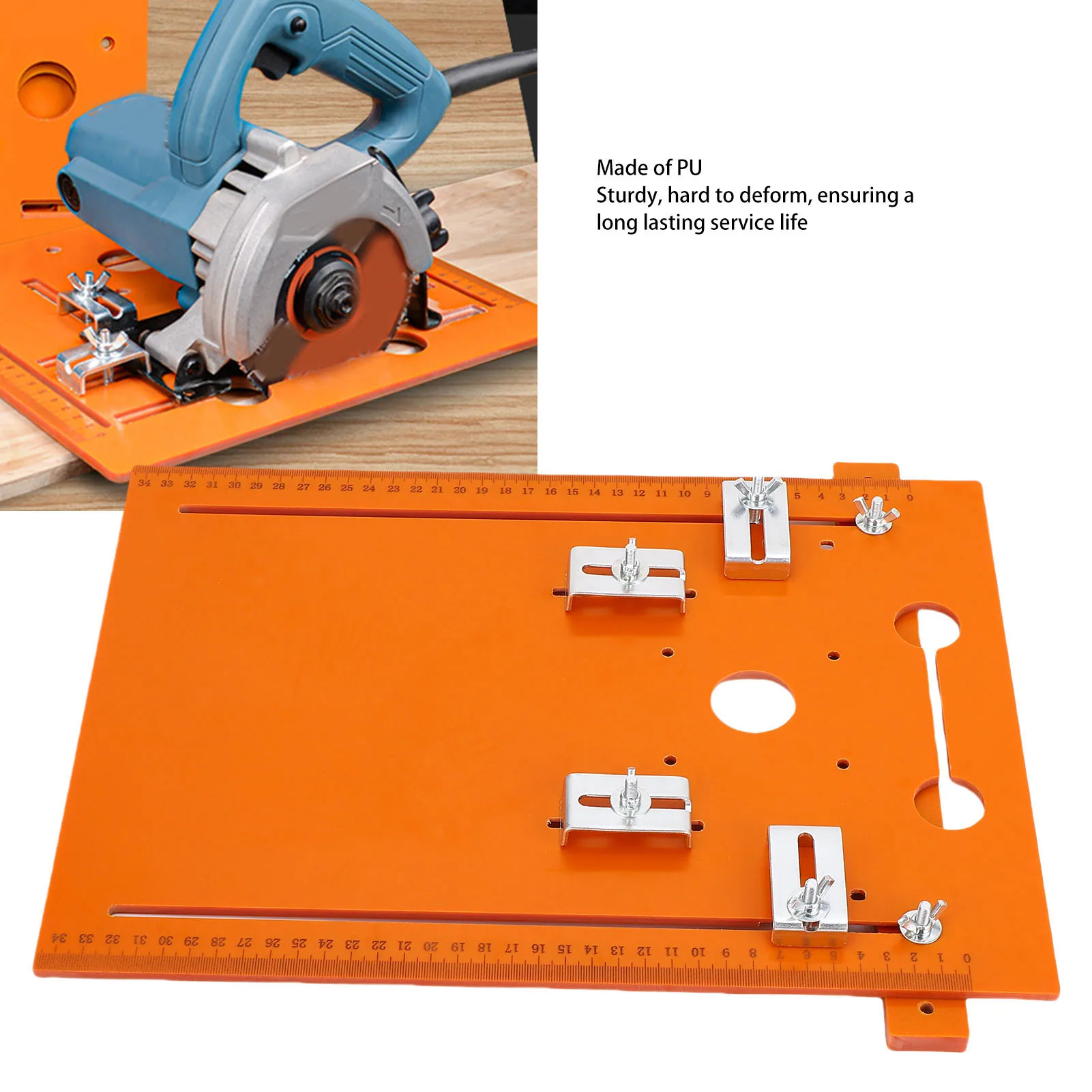 Circular Saw Base Plate 28x38cm Router Table Insert Plate with Clear Scale Markings for Woodworking Circular Saw Bottom Plate
Circular Saw Base Plate 28x38cm Router Table Insert Plate with Clear Scale Markings for Woodworking Circular Saw Bottom Plate