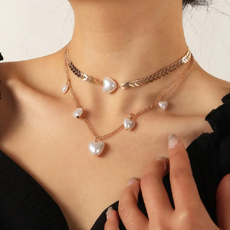Elegant Big White Imitation Pearl Choker Necklace Clavicle Chain Necklace For Women Wedding Fashion Jewelry Collar New
Elegant Big White Imitation Pearl Choker Necklace Clavicle Chain Necklace For Women Wedding Fashion Jewelry Collar New