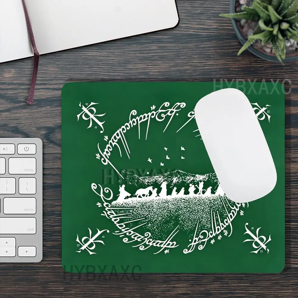 HYBXAXC Elven Script Fantasy Gaming Small Mouse Pad Non-Slip Rubber Base Desk Mat with Fellowship Silhouette for Home
HYBXAXC Elven Script Fantasy Gaming Small Mouse Pad Non-Slip Rubber Base Desk Mat with Fellowship Silhouette for Home