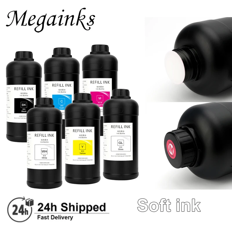 Soft UV Ink 1000ml For TX800 XP600 DX5 DX6 DX7 Printhead for Epson L805 L1800 1390 7800 7880 Inkjet Large Format UV Printer
Soft UV Ink 1000ml For TX800 XP600 DX5 DX6 DX7 Printhead for Epson L805 L1800 1390 7800 7880 Inkjet Large Format UV Printer