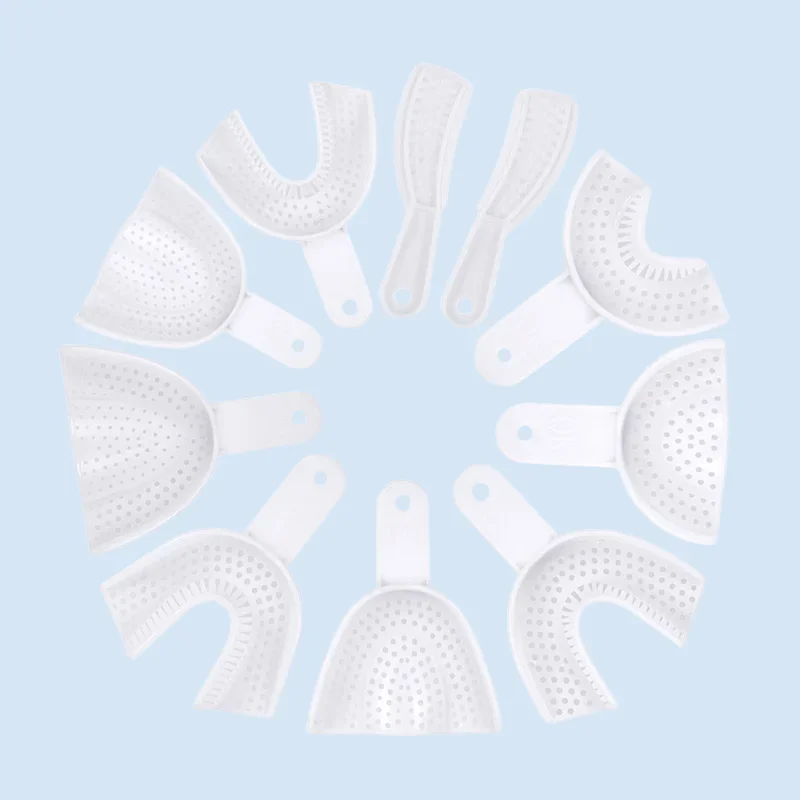 2Pcs/set Dental Impression Plastic Tray Without Mesh Dentist Tools Dentistry Lab Material Teeth Holder
2Pcs/set Dental Impression Plastic Tray Without Mesh Dentist Tools Dentistry Lab Material Teeth Holder