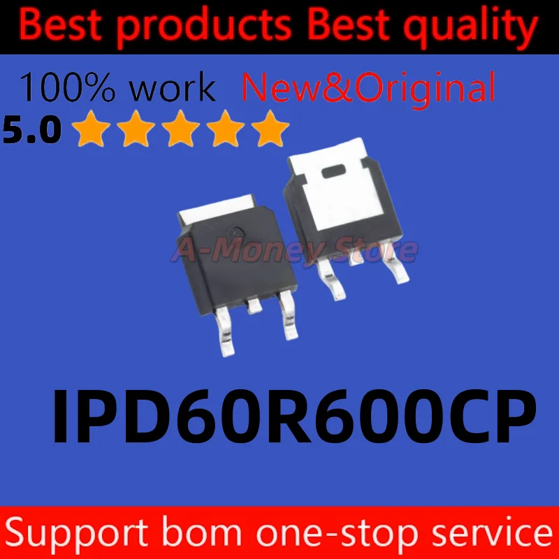 (10pcs) 6R600P 6R600P6 IPD60R600CP TO-252
(10pcs) 6R600P 6R600P6 IPD60R600CP TO-252