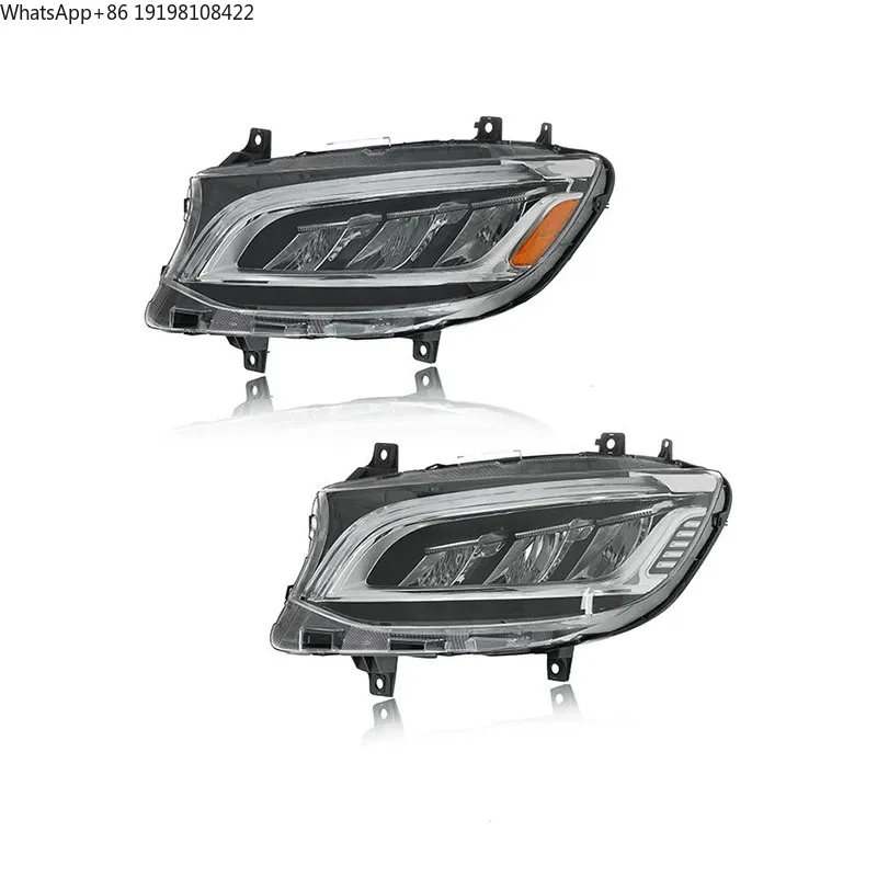 Фары для Mercedes-Benz Sprinter W907, 2019-2023, светодиодные, с дневными ходовыми огнями и динамическими указателями поворота, автомобильные аксессуары
Фары для Mercedes-Benz Sprinter W907, 2019-2023, светодиодные, с дневными ходовыми огнями и динамическими указателями поворота, автомобильные аксессуары