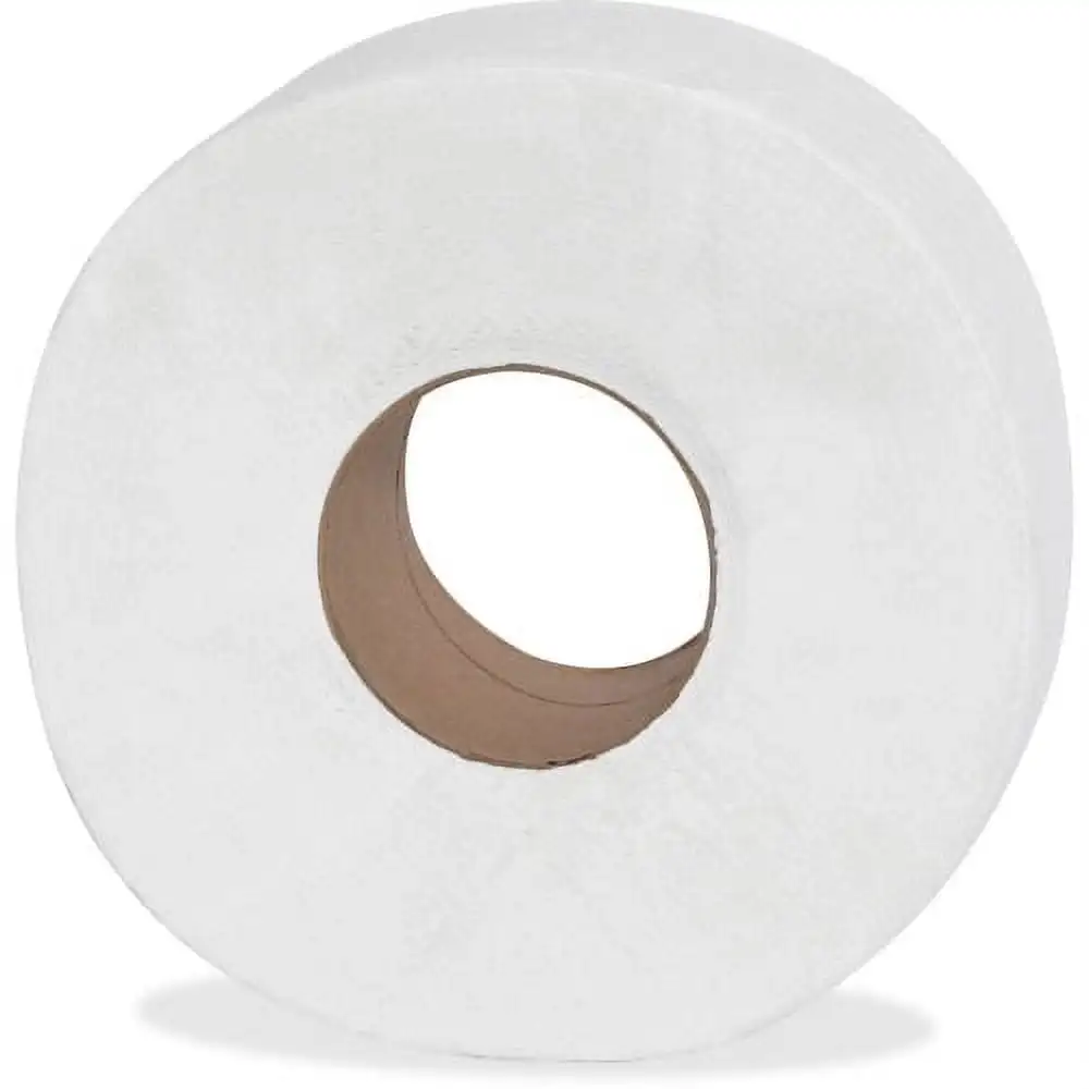 Genuine Joe 2-Ply Jumbo Roll Dispenser Bath Paper Tissue 2 Ply - 3.25 X 1000 ft - 9 Roll Diameter - White - Nonperforated, Unsc
Genuine Joe 2-Ply Jumbo Roll Dispenser Bath Paper Tissue 2 Ply - 3.25 X 1000 ft - 9 Roll Diameter - White - Nonperforated, Unsc