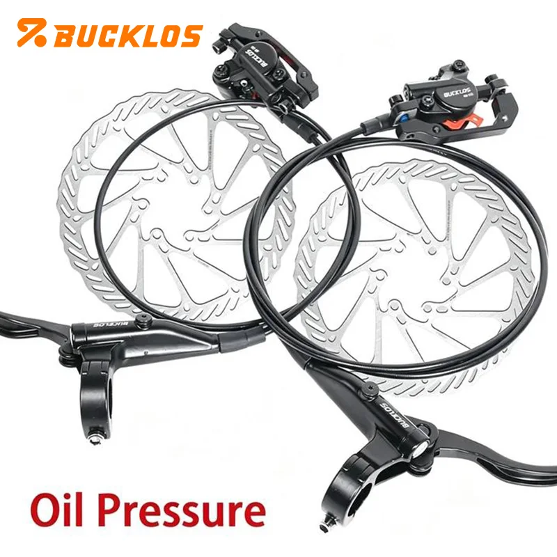 BUCKLOS 2 Piston MTB E-bike Hydraulic Disc Brake Oil Pressure Front 800mm/Rear 1500mm Bicycle Hydraulic Brakes Set 160mm Rotor
BUCKLOS 2 Piston MTB E-bike Hydraulic Disc Brake Oil Pressure Front 800mm/Rear 1500mm Bicycle Hydraulic Brakes Set 160mm Rotor