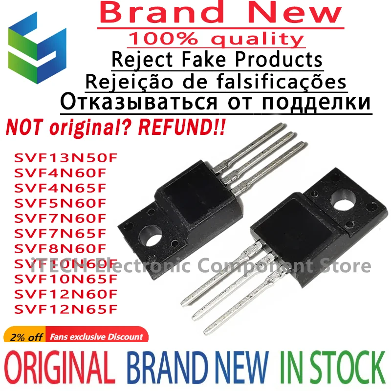 10 шт., оригинальные SVF4N60F SVF4N65F SVF5N60F SVF7N60F SVF7N65F SVF8N60F SVF10N60F SVF10N65F SVF12N60F SVF12N65F SVF13N50F
10 шт., оригинальные SVF4N60F SVF4N65F SVF5N60F SVF7N60F SVF7N65F SVF8N60F SVF10N60F SVF10N65F SVF12N60F SVF12N65F SVF13N50F