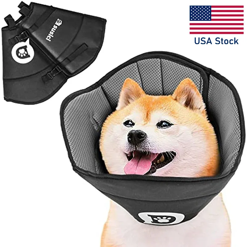 Soft Dog Cone Collar After Surgery Ultra Adjustable Dog E-Collar Cones for Large Medium Small Dogs & Cat Elizabethan Collar
Soft Dog Cone Collar After Surgery Ultra Adjustable Dog E-Collar Cones for Large Medium Small Dogs & Cat Elizabethan Collar