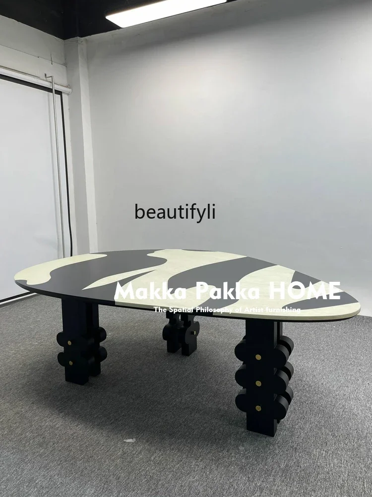 B72 Medieval retro hand-painted modern simplicity, creative art negotiation desk household irregular dining table
B72 Medieval retro hand-painted modern simplicity, creative art negotiation desk household irregular dining table