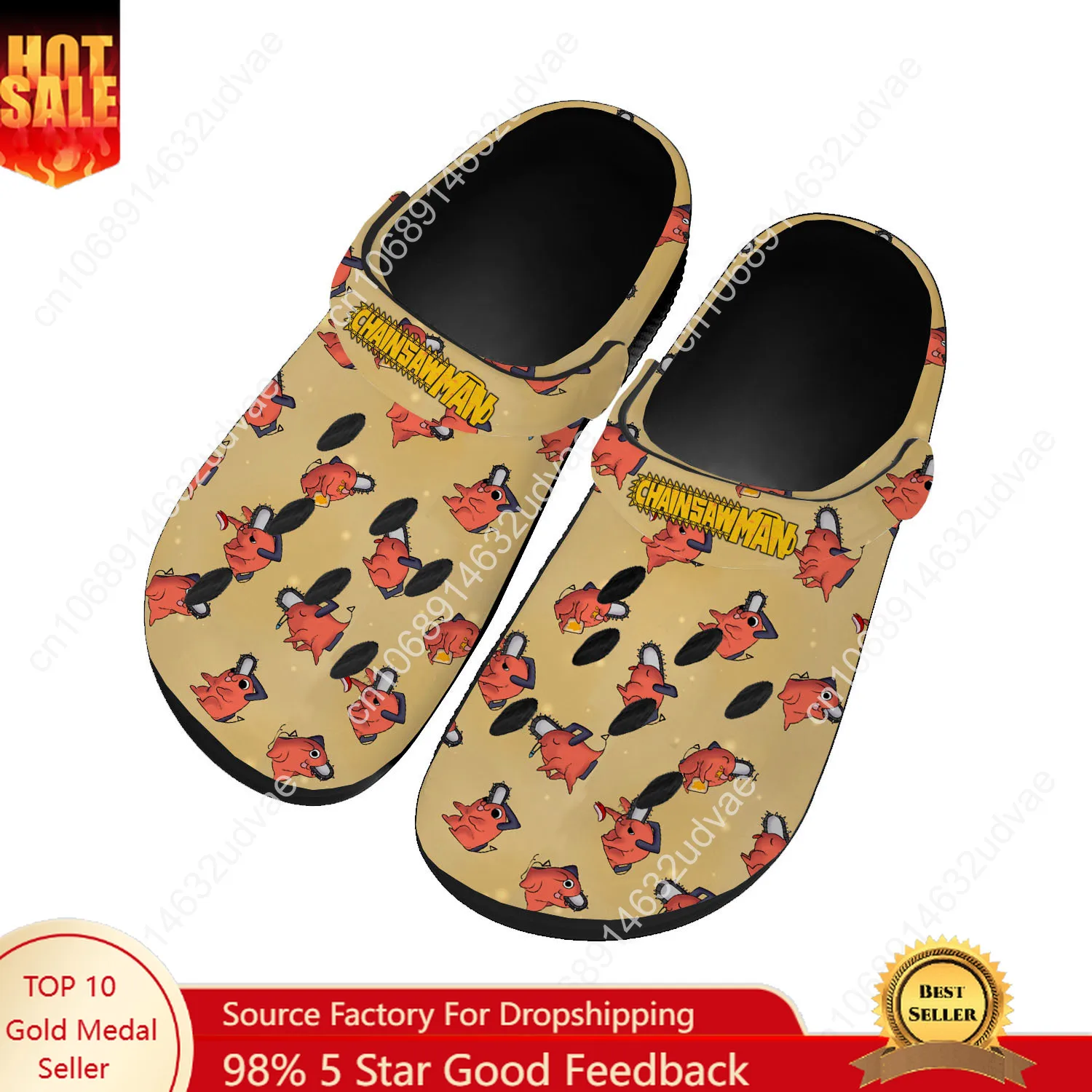Chainsaw Man Water Shoes Men Women Teenager High Quality Fashion Home Garden Clogs Custom Sandals Beach Breathable Hole Slippers
Chainsaw Man Water Shoes Men Women Teenager High Quality Fashion Home Garden Clogs Custom Sandals Beach Breathable Hole Slippers