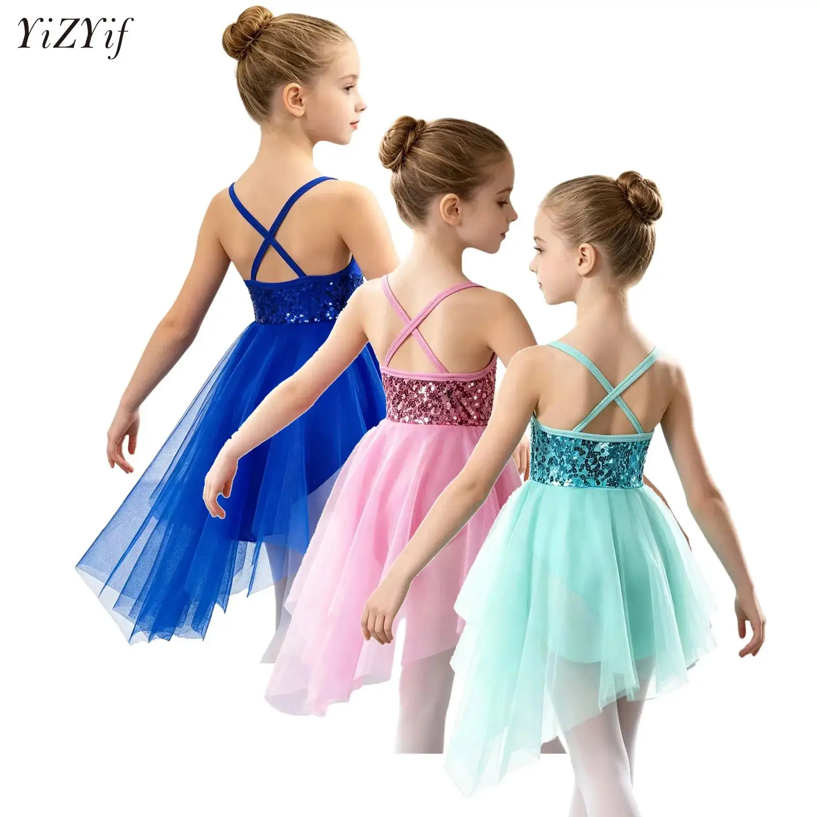 Children Girls Sleeveless Sequins Tulle Ballet Dance Gymnastics Leotard Dress Stylish Clothing Party Performance Workout Costume
Children Girls Sleeveless Sequins Tulle Ballet Dance Gymnastics Leotard Dress Stylish Clothing Party Performance Workout Costume