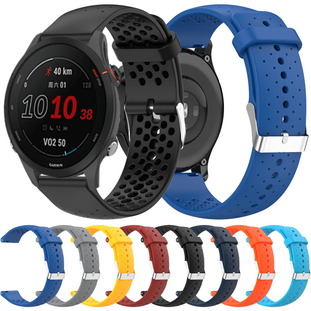 Спортивный силиконовый ремешок 20/22 мм для Garmin Vivoactive 4/CAME 2/Forerunner 255, музыкальный ремешок, мягкие браслеты, ремешок, браслет, аксессуары
Спортивный силиконовый ремешок 20/22 мм для Garmin Vivoactive 4/CAME 2/Forerunner 255, музыкальный ремешок, мягкие браслеты, ремешок, браслет, аксессуары