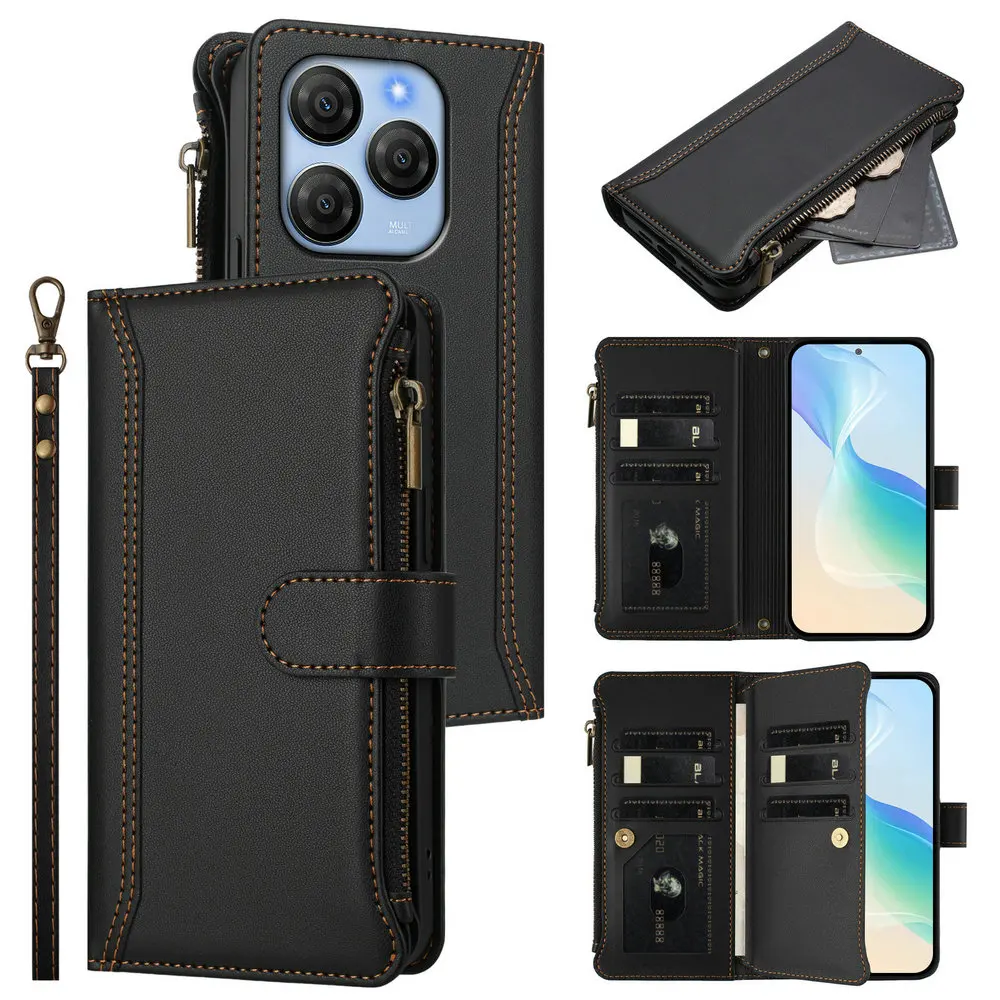 Multi 9-Card Case For Blackview Shark 9 5G Crossbody Zipper Leather Wallet Funda for BlackView Wave 8C 8 C 6C Flip Cover
Multi 9-Card Case For Blackview Shark 9 5G Crossbody Zipper Leather Wallet Funda for BlackView Wave 8C 8 C 6C Flip Cover