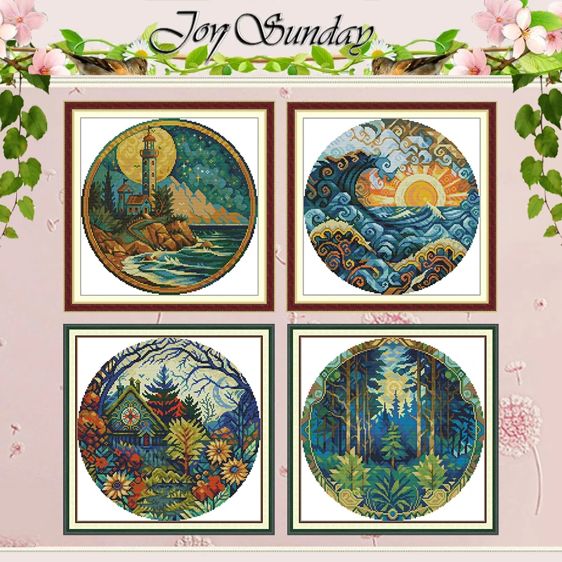 The Round View Patterns Counted Cross Stitch Set DIY 11CT 14CT 16CT Stamped DMC Cross-stitch Kit Embroidery Needlework Crafts
The Round View Patterns Counted Cross Stitch Set DIY 11CT 14CT 16CT Stamped DMC Cross-stitch Kit Embroidery Needlework Crafts
