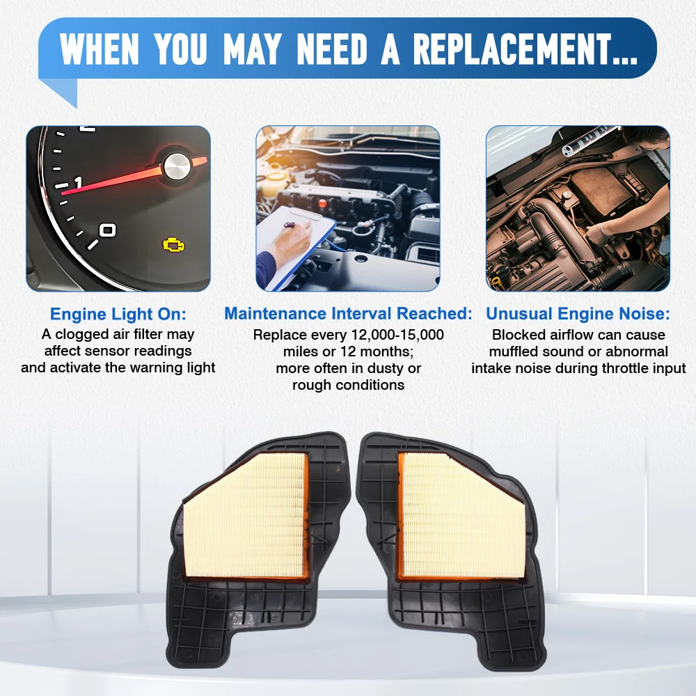 2 pcs For BMW N63 F07 X5 X6 GT F10 550 F02 750 Air Filter Replacement 13717577457 13717577458 0421869 V201931 1433682 V201930
2 pcs For BMW N63 F07 X5 X6 GT F10 550 F02 750 Air Filter Replacement 13717577457 13717577458 0421869 V201931 1433682 V201930