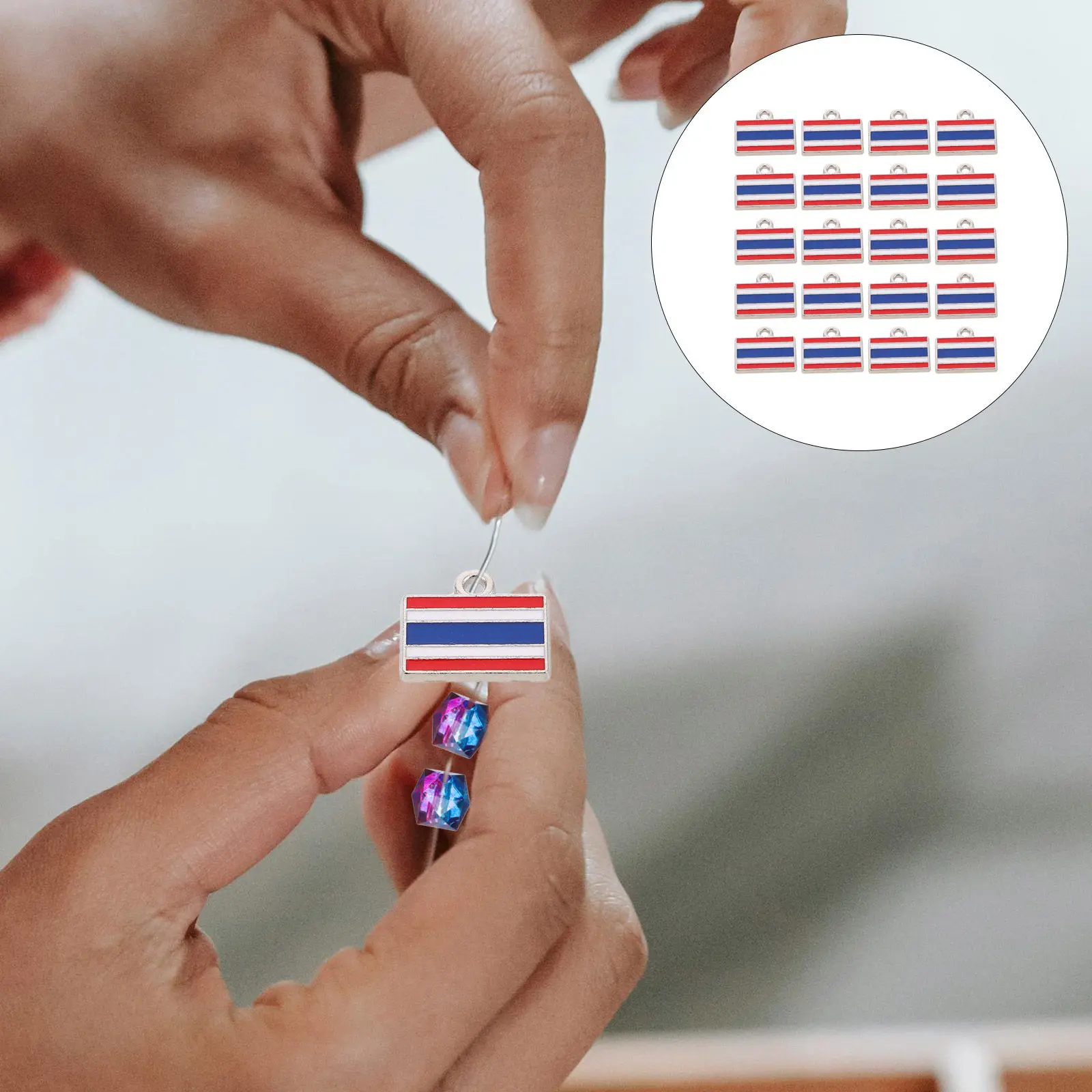20Pcs National Flag Charms Vintage Alloy Pendant for Necklace Bracelet Anklet Keychain DIY Crafts Jewelry Making Supplies
20Pcs National Flag Charms Vintage Alloy Pendant for Necklace Bracelet Anklet Keychain DIY Crafts Jewelry Making Supplies