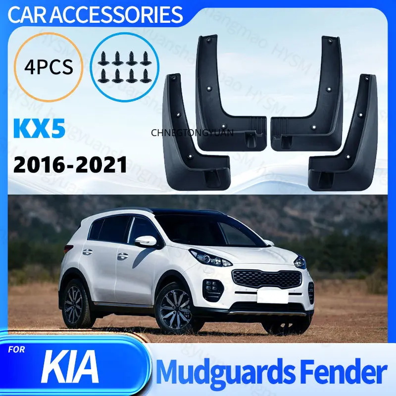 Mudguards Fenders for KIA KX5 Kia Sportage 2016-2021 Black ABS Automotive Tire Accessories Car Exterior Decor Protective Parts
Mudguards Fenders for KIA KX5 Kia Sportage 2016-2021 Black ABS Automotive Tire Accessories Car Exterior Decor Protective Parts