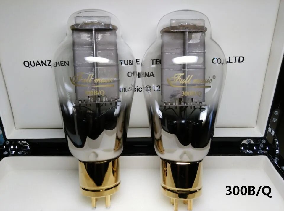 300B The new Fullmusic 300B/Q tube completely replaces the Western Electric WE300B. Factory tested pairing.
300B The new Fullmusic 300B/Q tube completely replaces the Western Electric WE300B. Factory tested pairing.