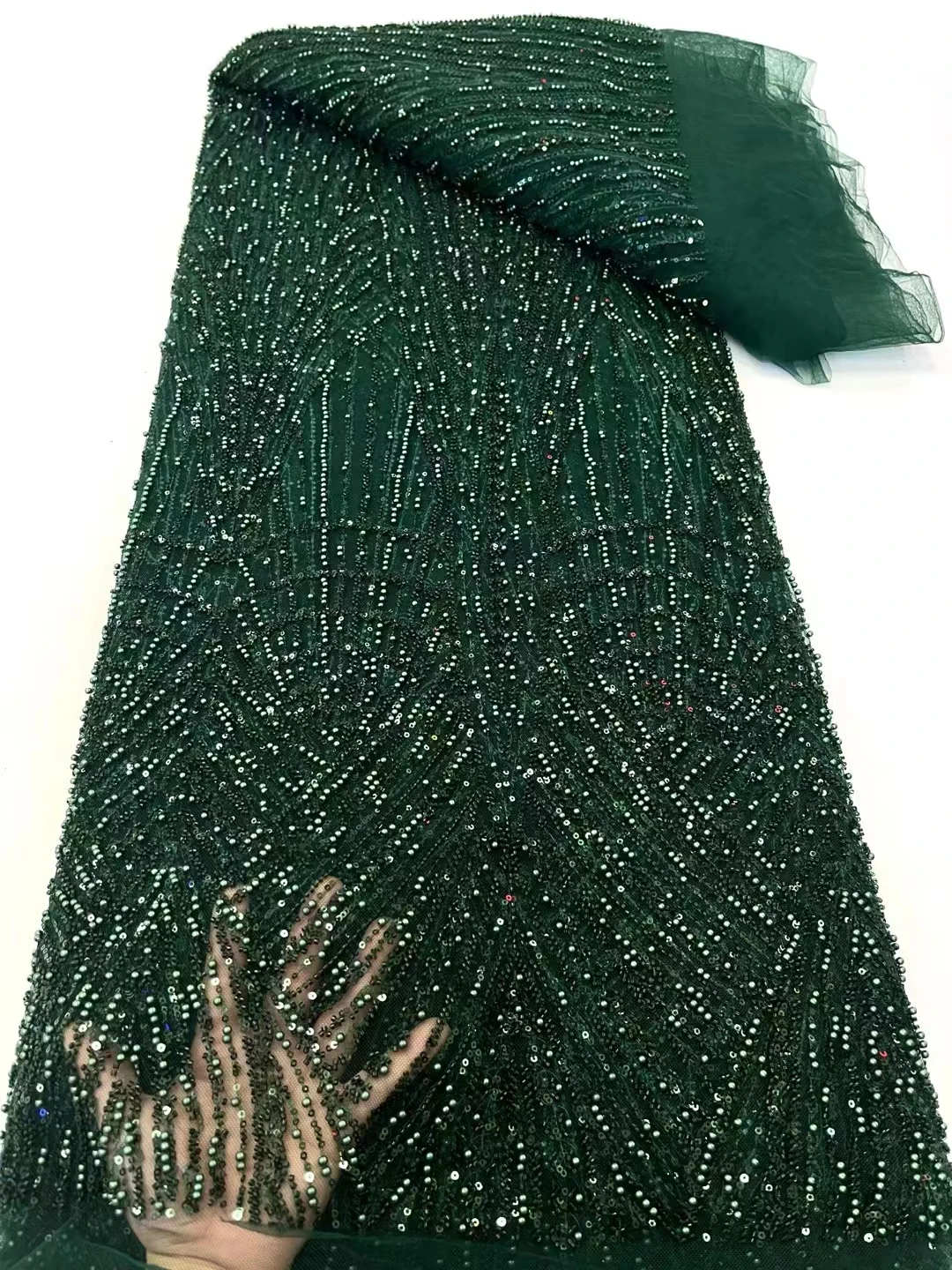 African Heavy Beaded Lace Fabric 2024 High Quality Nigerian Sequins French Tulle Fabric Material For Wedding Party XC
African Heavy Beaded Lace Fabric 2024 High Quality Nigerian Sequins French Tulle Fabric Material For Wedding Party XC
