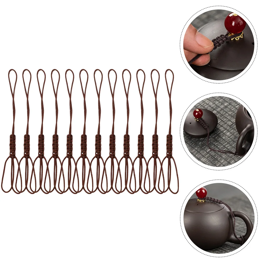 100 Pcs Teapot Anti-fall Rope Kettle Accessory Tie Telephone Household Lid Polyester for Grip
100 Pcs Teapot Anti-fall Rope Kettle Accessory Tie Telephone Household Lid Polyester for Grip