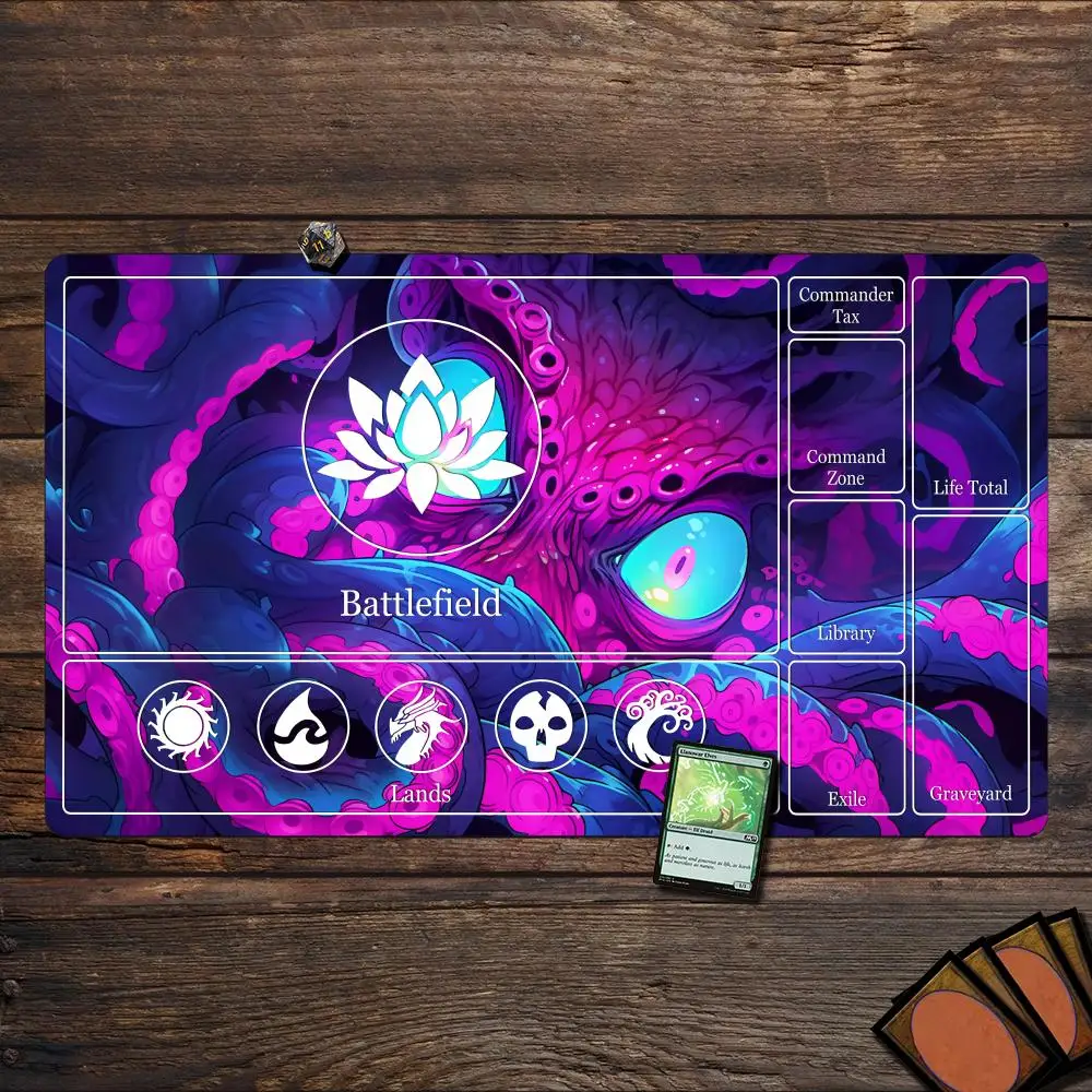 Magic Playmat card gaming mat with zones mtg playmat Digital art octopus design anime Desk Mat gamer keypad expansion mousepad
Magic Playmat card gaming mat with zones mtg playmat Digital art octopus design anime Desk Mat gamer keypad expansion mousepad