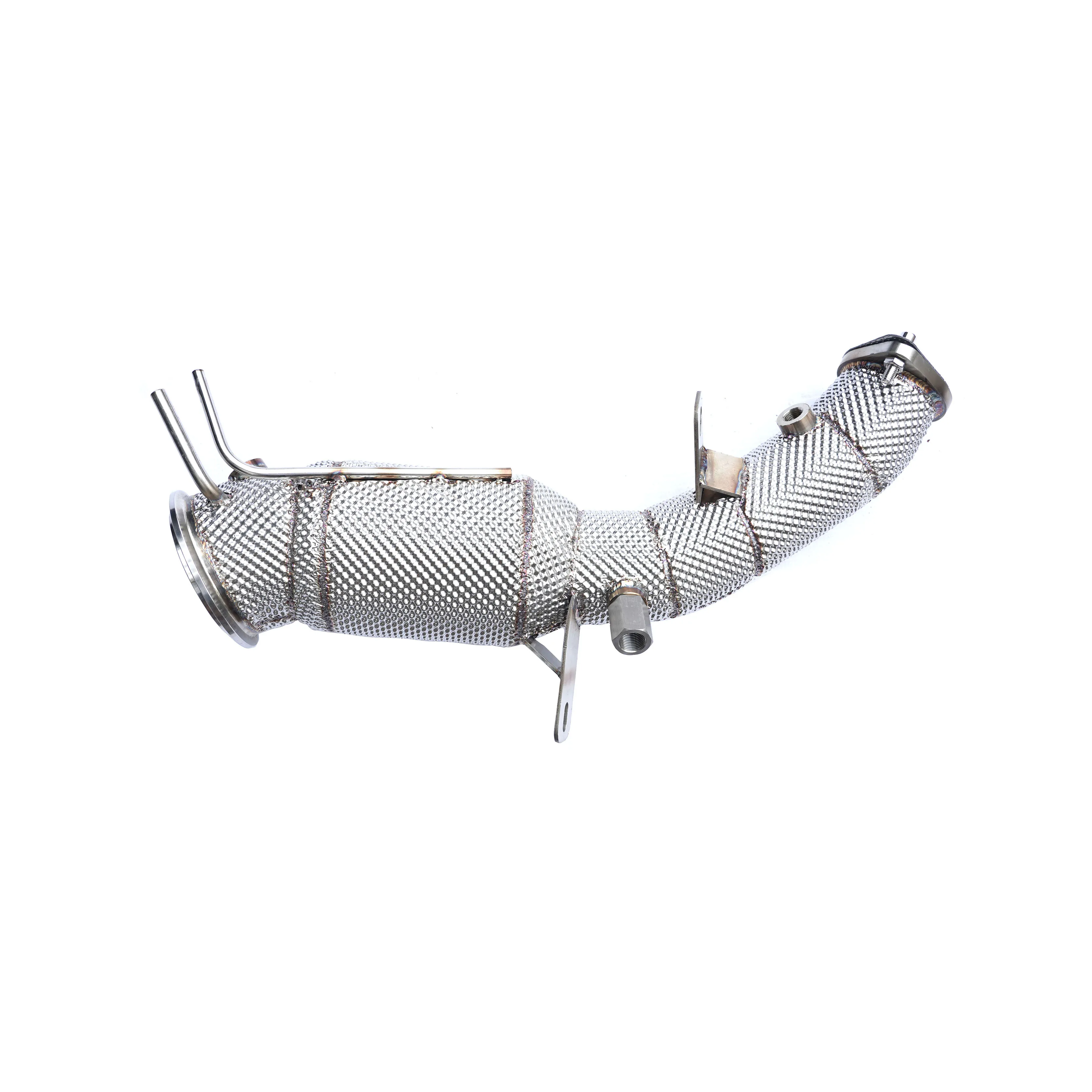 CSZ High Flow Catted Downpipe With Heat Shield for Cadillac CT5 CT6 2.0T 2.0T SS304 Catted Downpipe Exhaust
CSZ High Flow Catted Downpipe With Heat Shield for Cadillac CT5 CT6 2.0T 2.0T SS304 Catted Downpipe Exhaust