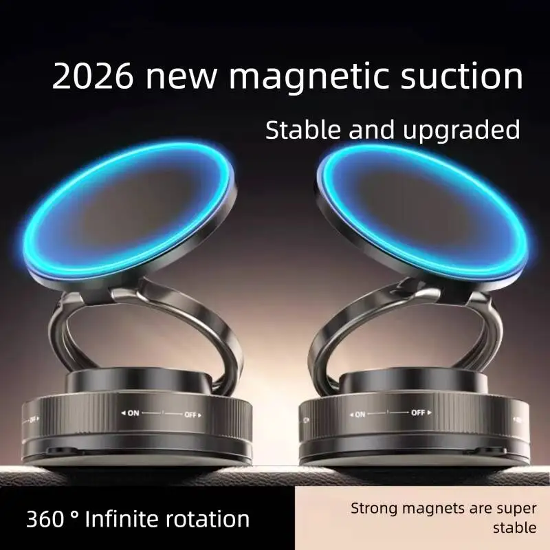 2026 New Style Magnetic Car Phone Holder Vacuum Suction Cup 360° Rotation Universal Multifunctional Dashboard Phone Holder
2026 New Style Magnetic Car Phone Holder Vacuum Suction Cup 360° Rotation Universal Multifunctional Dashboard Phone Holder