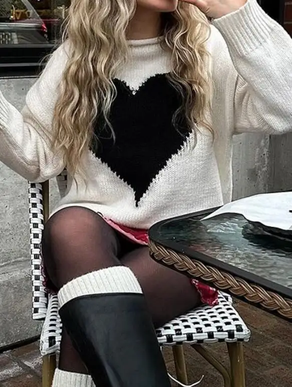 Осенне-зимняя элегантная новая модная повседневная футболка с длинными рукавами, пальто, свитер, пуловер, топы, женская одежда
Осенне-зимняя элегантная новая модная повседневная футболка с длинными рукавами, пальто, свитер, пуловер, топы, женская одежда