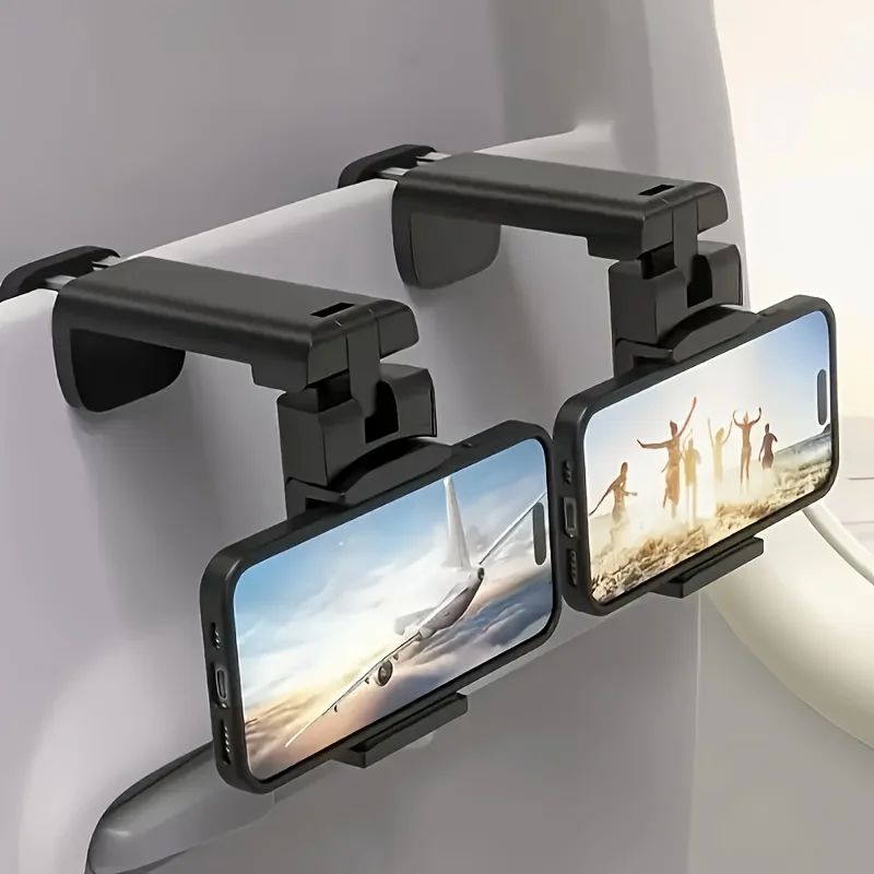 Universal in Flight Airplane Phone Holder Mount. Dual 360 Degree Rotation. Pocket Size Travel Essential Accessory for Flying
Universal in Flight Airplane Phone Holder Mount. Dual 360 Degree Rotation. Pocket Size Travel Essential Accessory for Flying