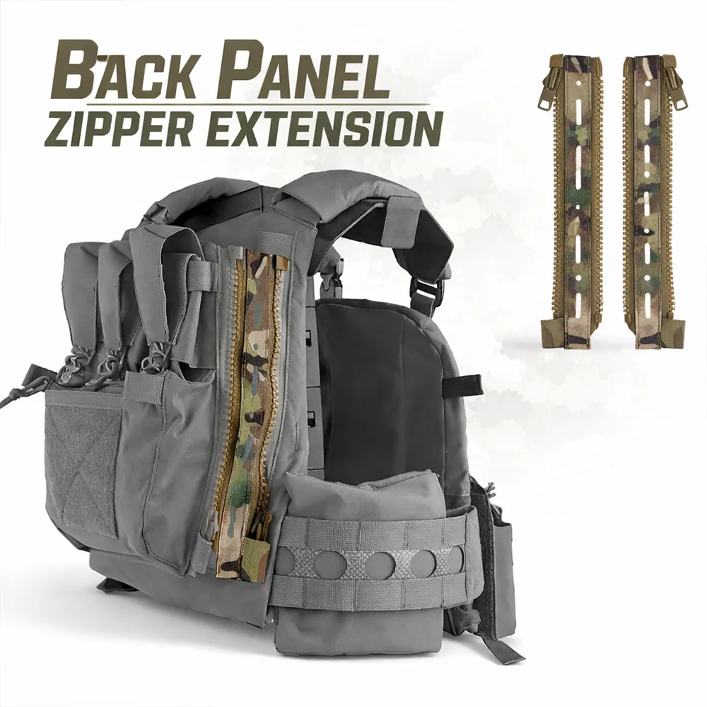 Back Panel Zipper Extension Durable Nylon Webbing Gear Adapter MOLLE Backpack Attachment Hunting Accessories for FCPC V5 Vest
Back Panel Zipper Extension Durable Nylon Webbing Gear Adapter MOLLE Backpack Attachment Hunting Accessories for FCPC V5 Vest