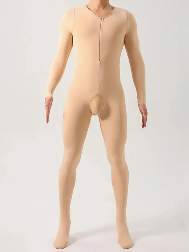 Unisex Thin Thick Fleece Bodystocking Autumn Winter Warm Catsuit Zipper Open Crotch Bodysuit Tights Leotard Conjoined Lingerie
Unisex Thin Thick Fleece Bodystocking Autumn Winter Warm Catsuit Zipper Open Crotch Bodysuit Tights Leotard Conjoined Lingerie