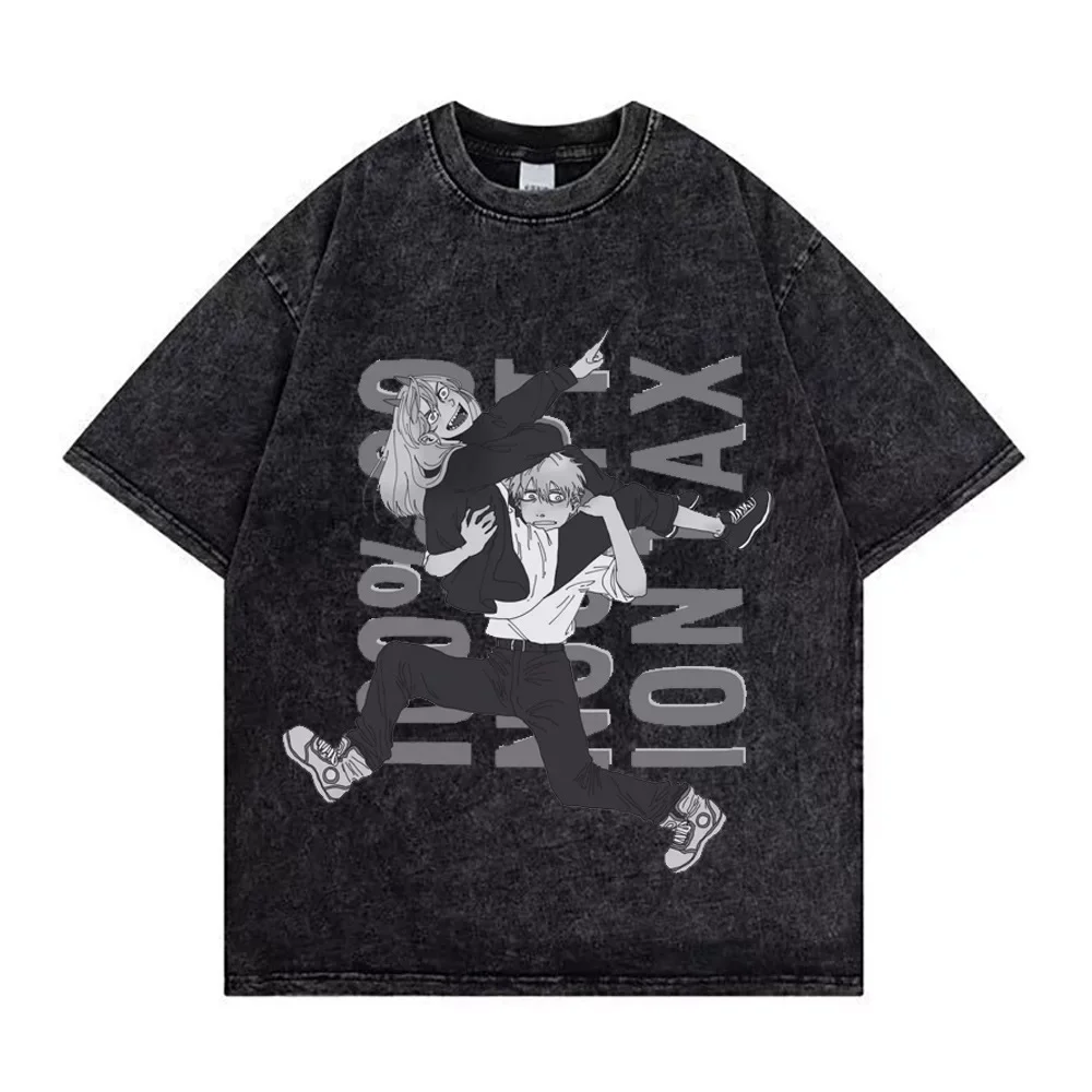 Мужская футболка с бензопилой Aki Hayakawa Power Acid Washed, унисекс, негабаритная, динамическая, аниме-арт, дышащий хлопок, модная уличная одежда
Мужская футболка с бензопилой Aki Hayakawa Power Acid Washed, унисекс, негабаритная, динамическая, аниме-арт, дышащий хлопок, модная уличная одежда