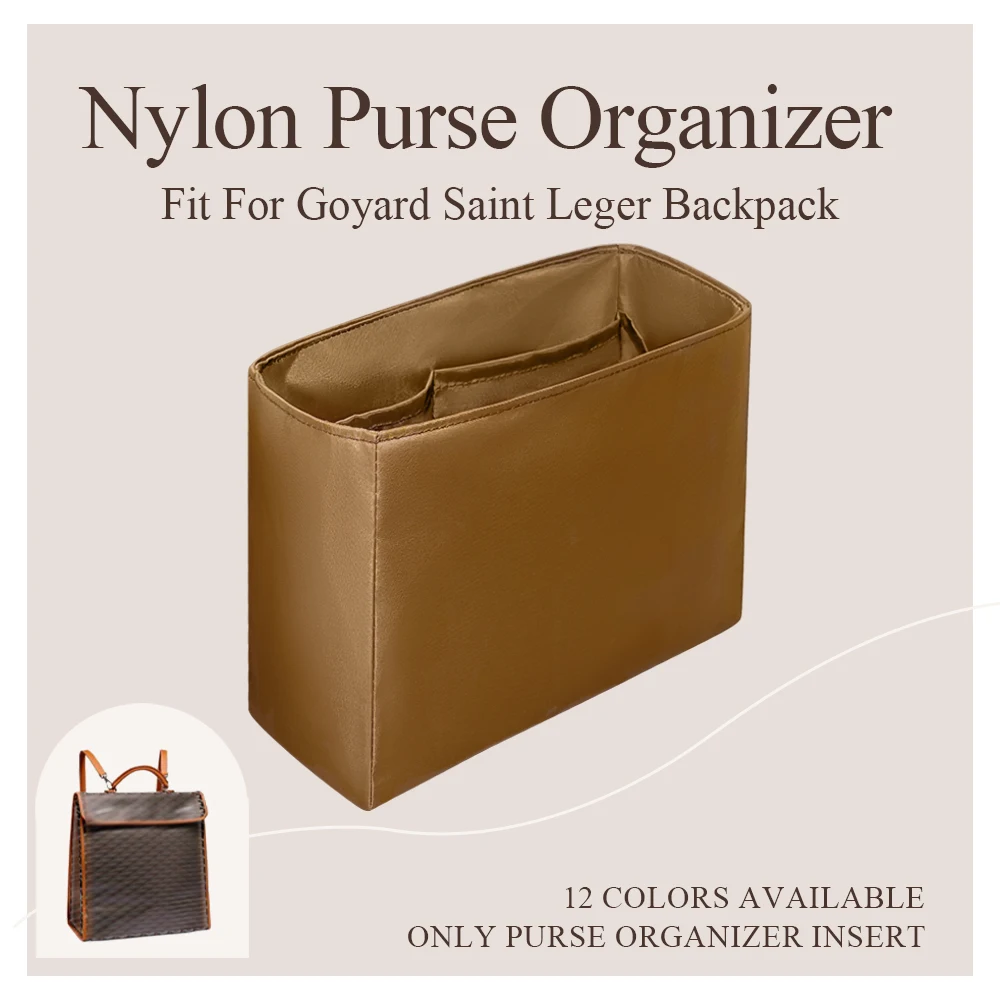 Nylon Purse Organizer Insert Fit for Goyard Saint Leger Backpack Durable Inside Storage Bag Organizer Bag Inner Liner Bag In Bag
Nylon Purse Organizer Insert Fit for Goyard Saint Leger Backpack Durable Inside Storage Bag Organizer Bag Inner Liner Bag In Bag