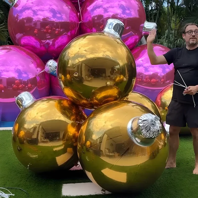 Christmas Mirror Ball Outdoor Shiny PVC Mirror Balloon Giant Inflatable Mirror Ball personalized Christmas Ball Ornaments
Christmas Mirror Ball Outdoor Shiny PVC Mirror Balloon Giant Inflatable Mirror Ball personalized Christmas Ball Ornaments
