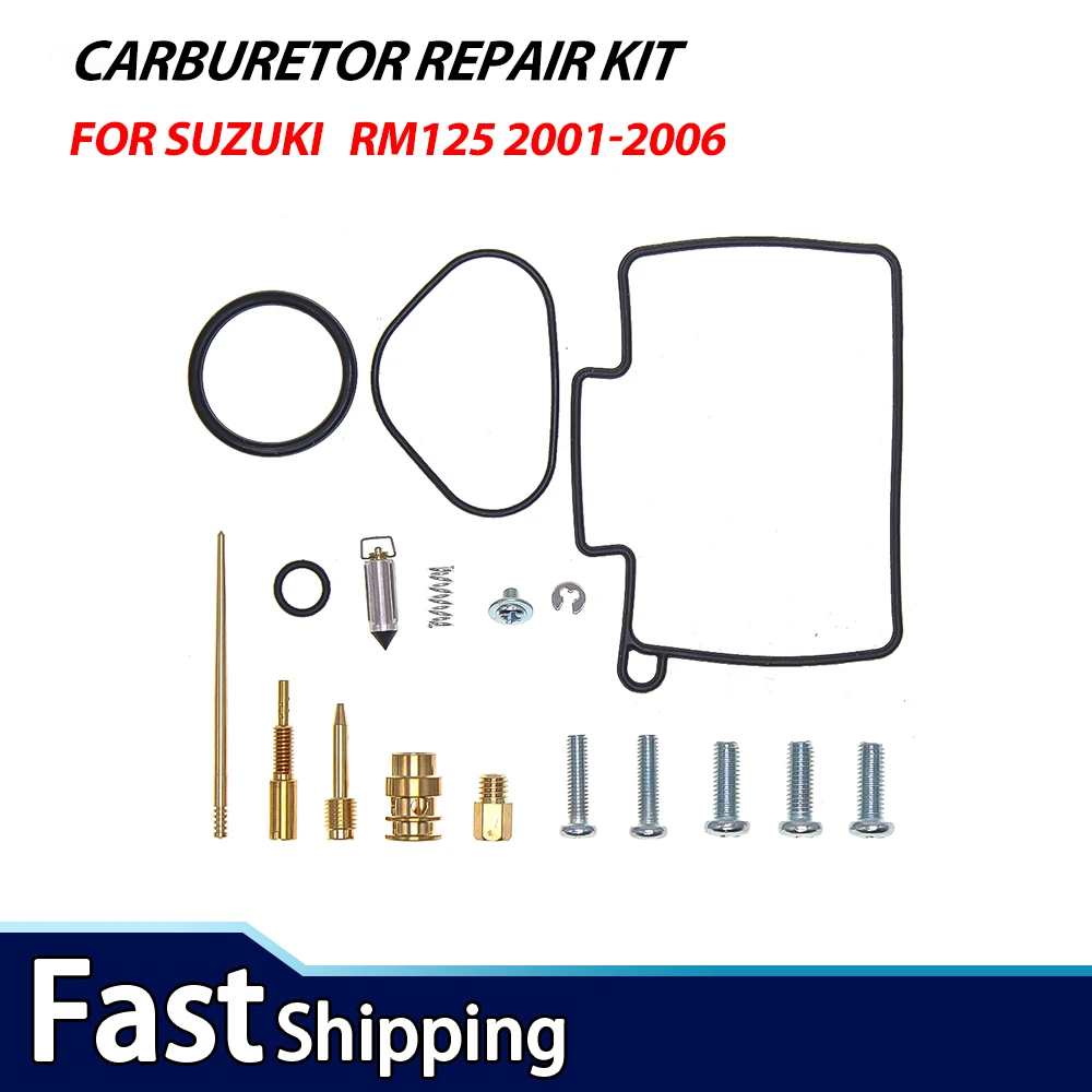 For SUZUKI RM125 2001-2006 Carburetor Rebuild Kit Floating Needle Seat Gasket Assembly
For SUZUKI RM125 2001-2006 Carburetor Rebuild Kit Floating Needle Seat Gasket Assembly
