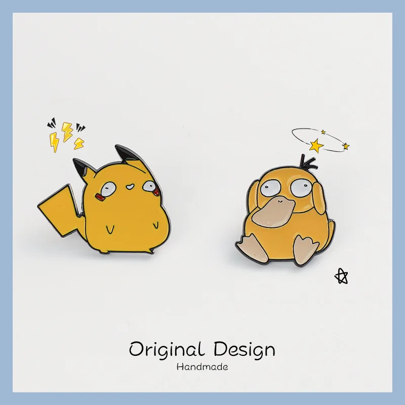 Funny Pokemon brooch for men and women cute Japanese anime badge cartoon Bikachu decorative pin buckle creative
Funny Pokemon brooch for men and women cute Japanese anime badge cartoon Bikachu decorative pin buckle creative